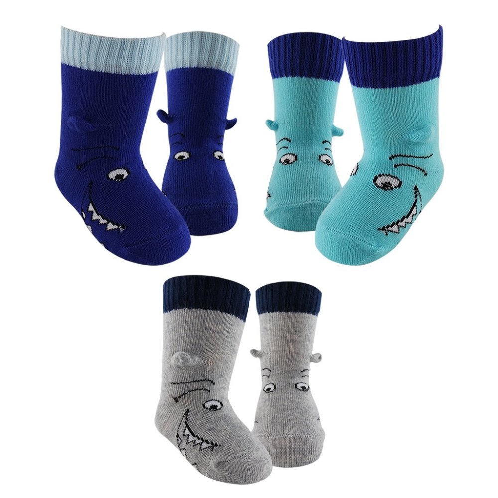 Baby Shark 3D Printed Boys Socks